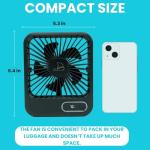 Cruise Cabin Fan with Magnetic Hook and Timer