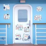 Funny Cruise Door Magnets Set - 10 Pieces