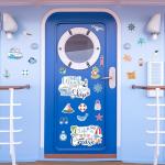 27PCS Nautical Cruise Magnetic Door Decor Set