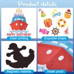 27 Pcs Funny Cruise Door Magnets Set