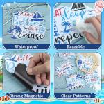 Funny Cruise Door Magnets Set - 10 Pieces
