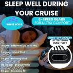 Cruise Cabin Fan with Magnetic Hook and Timer