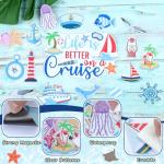 27PCS Nautical Cruise Magnetic Door Decor Set