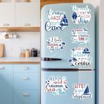 Funny Cruise Door Magnets Set - 10 Pieces