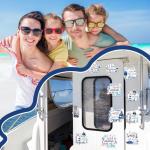 Funny Cruise Door Magnets Set - 10 Pieces