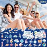 27PCS Nautical Cruise Magnetic Door Decor Set