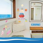 27 Pcs Funny Cruise Door Magnets Set