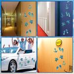 Cruise Door Magnets Set with Nautical Designs