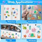 12 Pcs Ocean-Themed Magnetic Cruise Door Decor