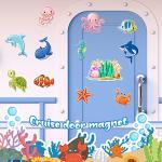 12 Pcs Ocean-Themed Magnetic Cruise Door Decor