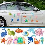 12 Pcs Ocean-Themed Magnetic Cruise Door Decor