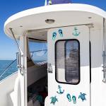 Cruise Door Magnets Set with Nautical Designs