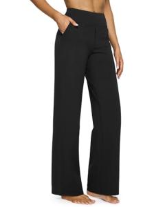 G4Free Women's Wide Leg Yoga Pants with Pockets
