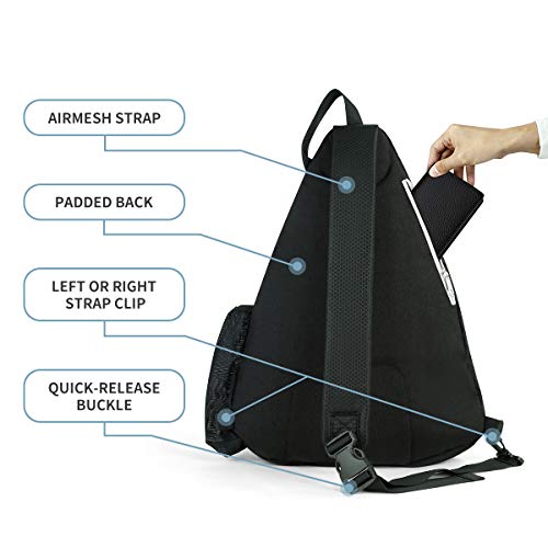Adjustable Pickleball Backpack with Upgraded Capacity - Black