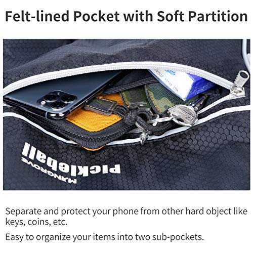 Adjustable Pickleball Backpack with Upgraded Capacity - Black