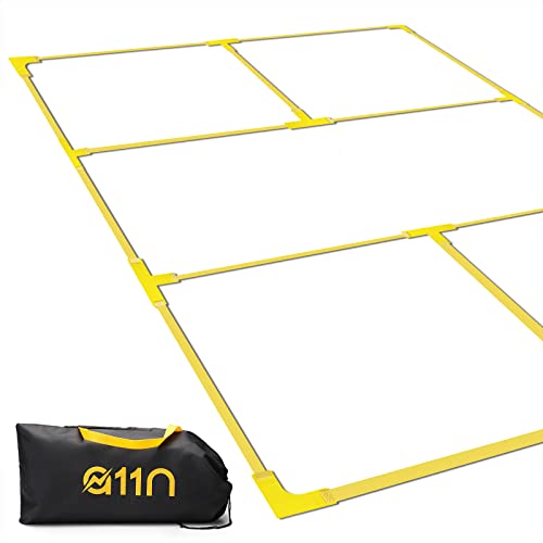 A11N Pickleball Court Marking Kit - Temporary Pickleball Boundary Lines in Standard Court Dimensions, No Measurement Required, Yellow