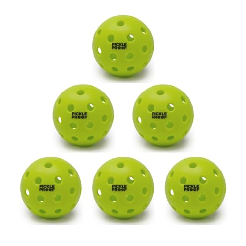 Pickle Proof - Performance Outdoor Pickleballs (6-Pack)