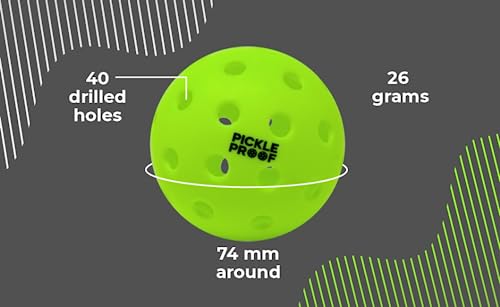 Pickle Proof - Performance Outdoor Pickleballs (6-Pack)