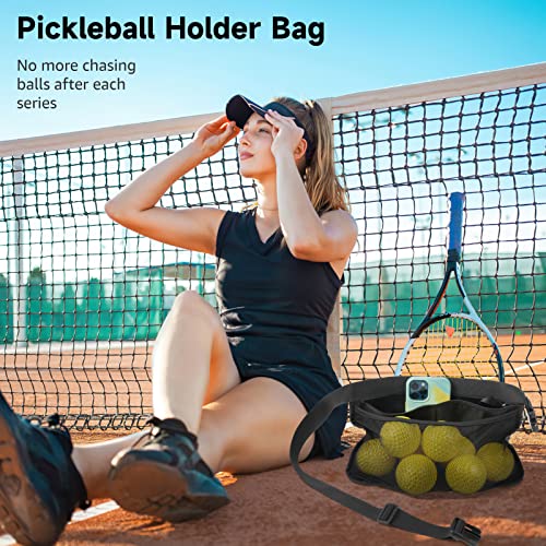 Adjustable Pickleball Waist Bag with Ball Holder