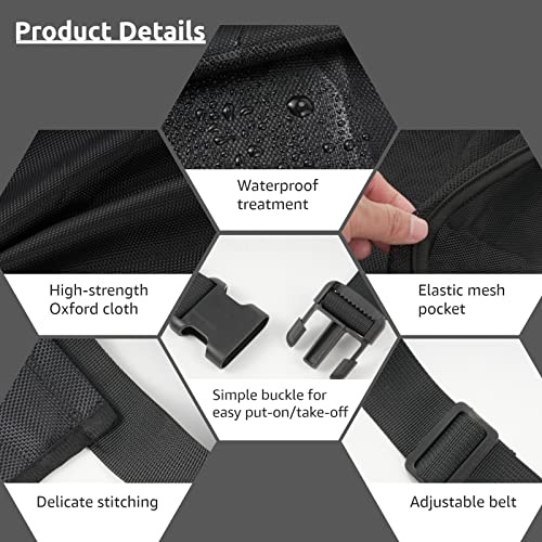 Adjustable Pickleball Waist Bag with Ball Holder