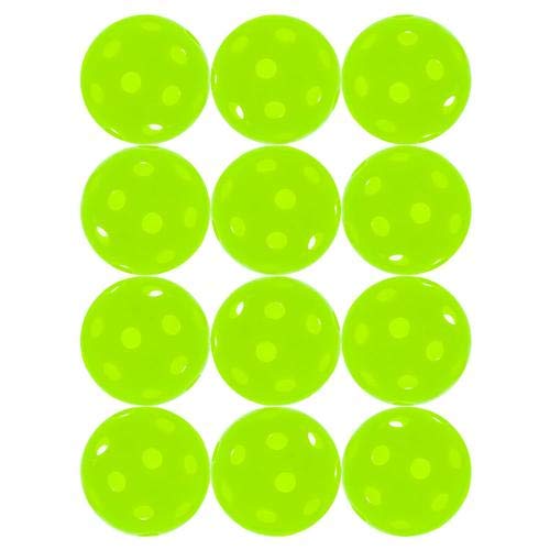 Enhanced Vision Green Pickleballs, 1 Dozen