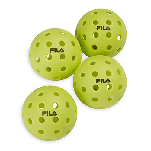 Official Outdoor Pickleballs: FILA Accessories, 40 Holes, Pack of 4