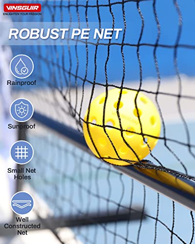 Vinsguir Portable Pickleball Net - 22ft USA Regulation Size