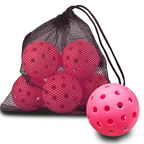 Vvinca Pickleballs 6 Pack - USAPA Approved, Outdoor Use