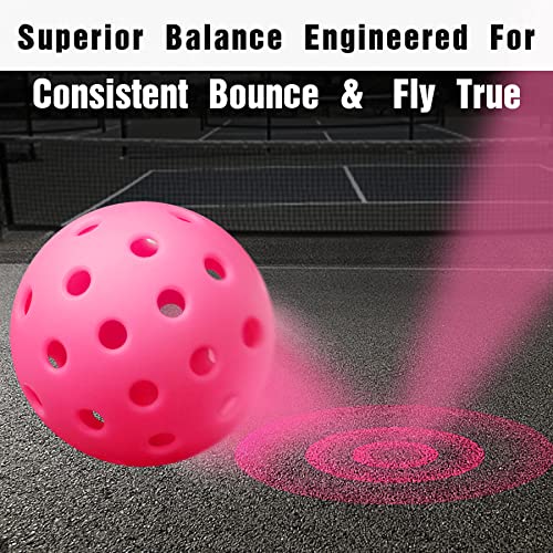 Vvinca Pickleballs 6 Pack - USAPA Approved, Outdoor Use