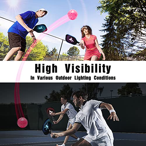 Vvinca Pickleballs 6 Pack - USAPA Approved, Outdoor Use