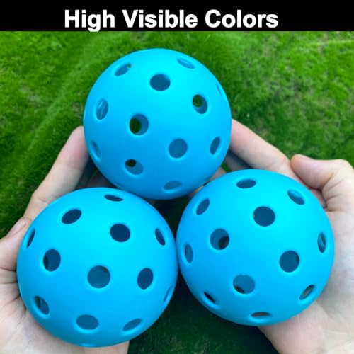 kisportee Outdoor Pickleball Balls - 6 Pack