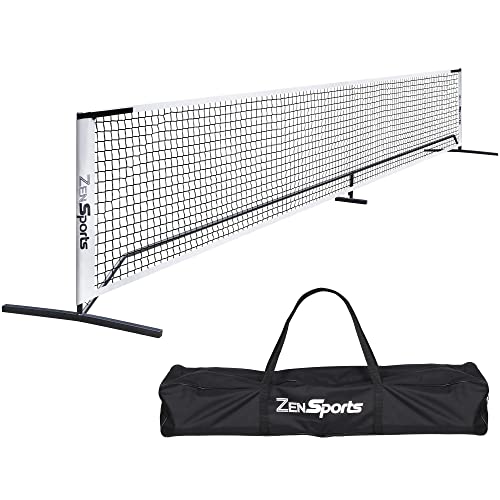 ZENY Portable Pickleball Net Set with Metal Frame