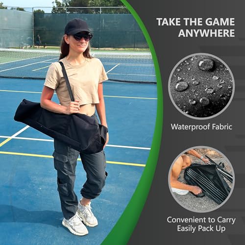 ZENY Portable Pickleball Net Set with Metal Frame