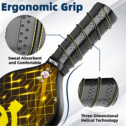 YILLOG 4-Paddle Pickleball Set with Accessories