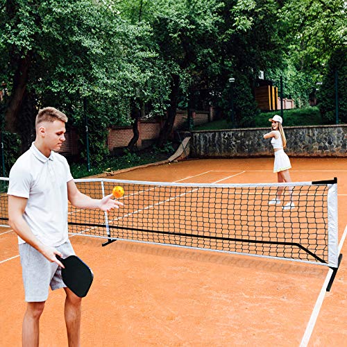 ZENY Portable Pickleball Net Set with Metal Frame