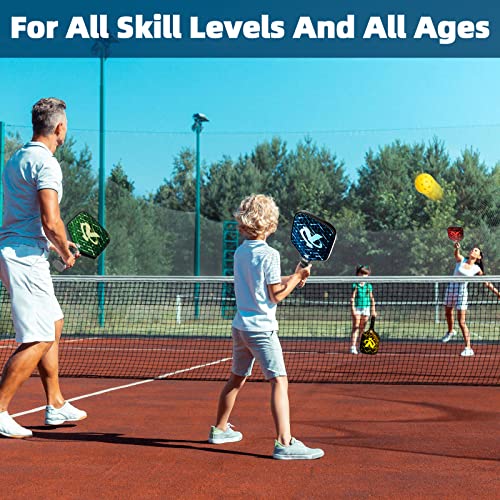 YILLOG 4-Paddle Pickleball Set with Accessories