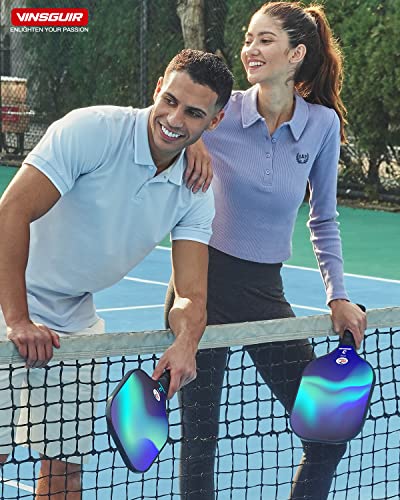 VINSGUIR Pickleball Paddle Set with Lightweight Bag