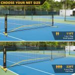 Portable Pickleball Net, Regulation Size 22 FT