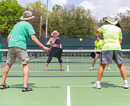 JoncAye Pickleball Racket Set: 2 Fiberglass Paddles, Accessories