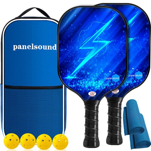 USAPA Approved Lightweight Pickleball Paddle Set with Accessories