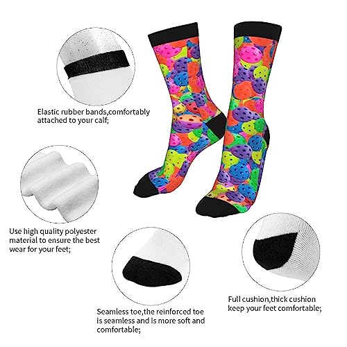 Pickleball Novelty Socks: Unisex, One Size