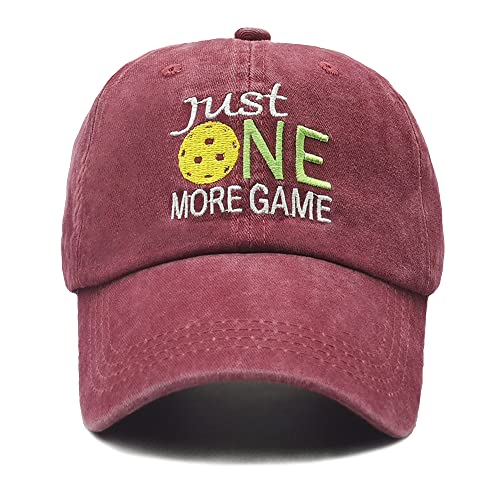 Pickleball Hat: Men's and Women's Embroidered Baseball Cap