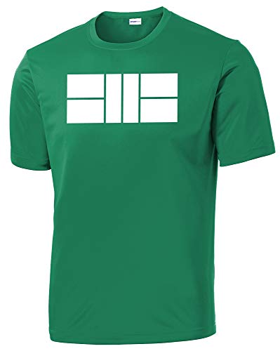 Men's Performance T-Shirt - Pickleball Court - L
