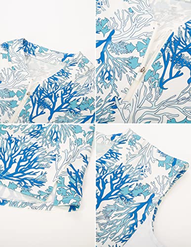 Damen Sport-Poloshirt mit UPF 50+, ärmellos, Korallenblau (XX-L)