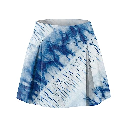 Women's High Waist Pickleball Skirts with Inner Shorts