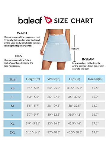 Blue High Waisted Skorts with 3 Pockets for Pickleball