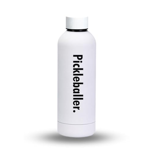 Insulated Stainless Steel Pickleball Water Bottle - 16 oz