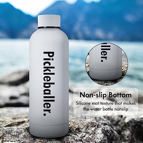 Insulated Stainless Steel Pickleball Water Bottle