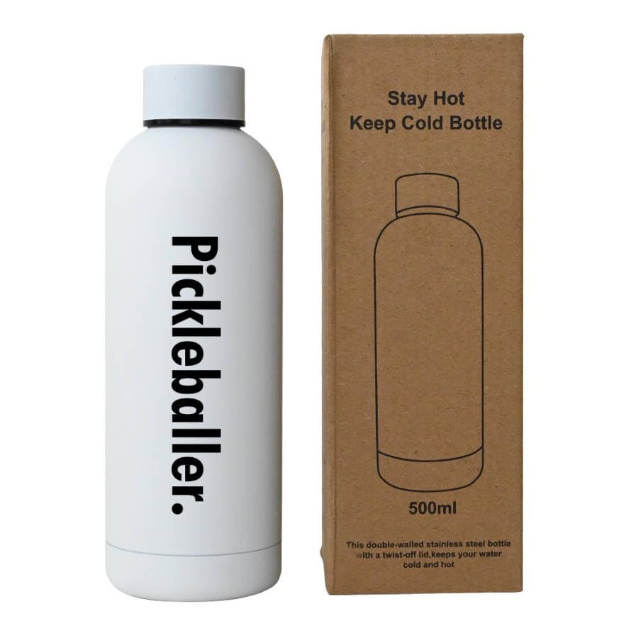 Insulated Stainless Steel Pickleball Water Bottle