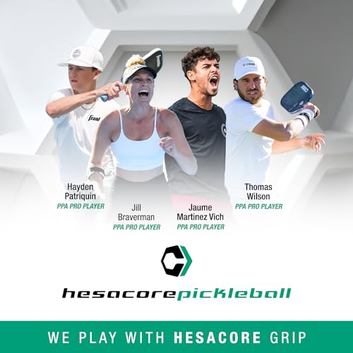 Hesacore Pickleball Paddle Tour Grip - Enhanced Grip, Comfortable & Supportive